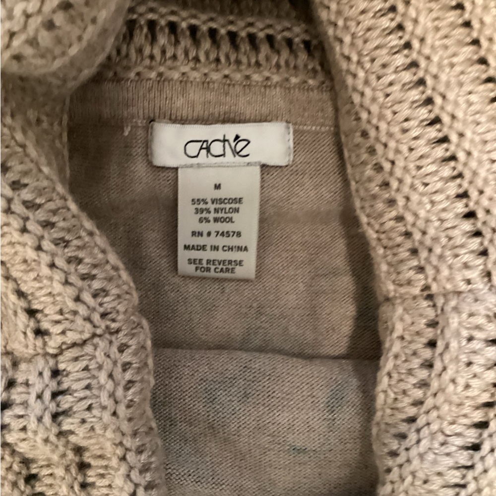 Cache Long Sleeve Sweater top - Picture 5 of 6